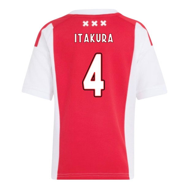 2026 2027 Ajax Little Mini Kit Home Boys Uniform (Itakura 4)-ProGear Kits